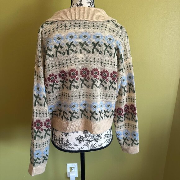 RECLAIMED VINTAGE PL KNIT CARDIGAN - Picture 2 of 8